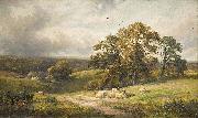 A quiet scene in Derbyshire (oil painting) by George Turner